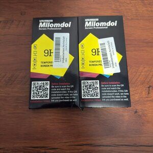 Milomdoi 4+4 Pack Screen Protector Iphone 15 Pro Max Clear